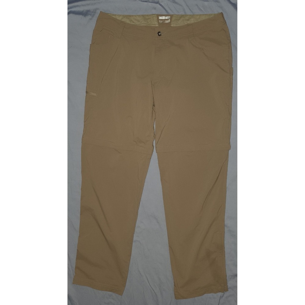 Marmot Men's W36 x 32L Arch Rock Convertible Lightweight Hiking Pants Khaki